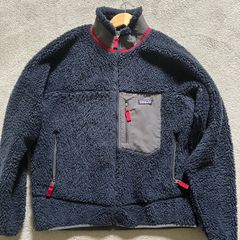 Patagonia Classic Retro-X Fleece Jacket in New Navy w/Wax Red