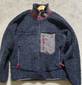 Patagonia Classic Retro-X Fleece Jacket in New Navy w/Wax Red