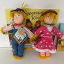 New THE SCARECROWS' WEDDING Harry O'Hay & Betty O' Barley Figures plus either Soft Cover or Board Scarecrows' Wedding Childrens Book Image 3
