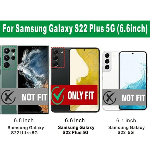 For Samsung Galaxy S22 Plus Case ShockProof Soft Phone Cover Clear TPU New - FHT08SMK2