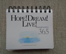 Hope.Dream.Live Calendar, Inspirational calendar, Helen Exley calendar,gift