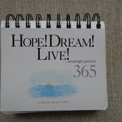 Hope.Dream.Live Calendar, Inspirational calendar, Helen Exley calendar,gift