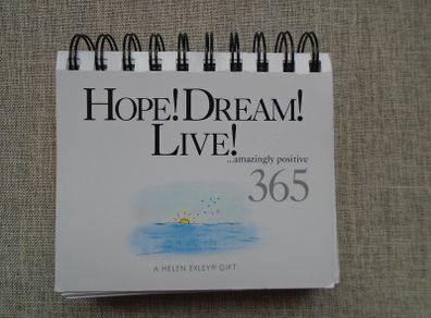 Hope.Dream.Live Calendar, Inspirational calendar, Helen Exley calendar,gift