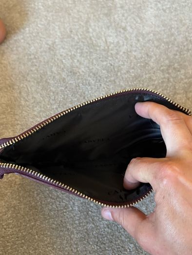 Brand New Carvela Burgundy Pouch / Clutch Bag