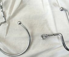 Toilet Paper Holder & Ring Drop Handle