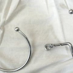 Toilet Paper Holder & Ring Drop Handle