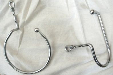 Toilet Paper Holder & Ring Drop Handle