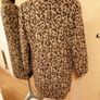Women's Leopard Print Wool Mix Coat Size 14 Image 3