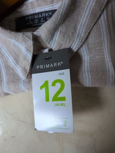 Primark Natural Dress. S. 12.  B.N.W.T.