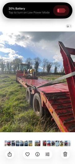Heavy-Duty Tandem-Axle Low Loader / Bale Trailer