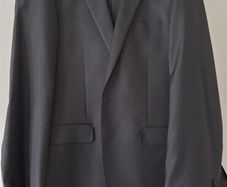 New: Man suit 2 pieces size 48, 100% wool