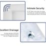 White Rectangular Countertop Sink 40.5x30.5x13cm Countertop Basin, Smooth Glazed Surface, Cloakroom & Toilet Use, Easy Clean, Modern Bathroom Design Image 5