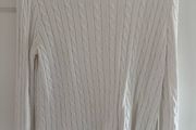 Ralph Lauren Cable Knit White Jumper Size S