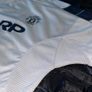 MANCHESTER UNITED away jersey shirt AND shorts Umbro 1999 2000 season. TREBLE WINNERS highly sought after SHARP sponsor edition Image 9