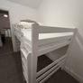 Raised loft double bed with mattress Image 2