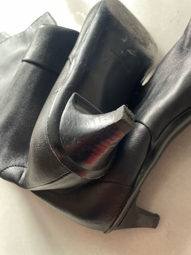 knee high women's tall boot pointed toe COS size UK 6