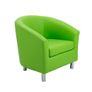 Tub Waiting room / Reception Armchair metal feet - Faux Leather Image 5