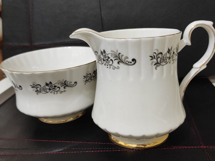 Royal Stafford Creamer and Sugar Bowl