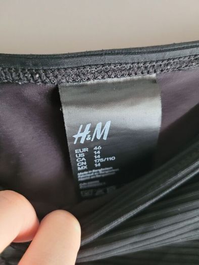 h&m black bikini bottoms