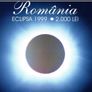 1999 Romania 2000 Lei Polymer Banknote P111b Solar Eclipse Polymer Folder Image 2