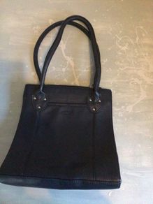Osprey designer leather navy bag