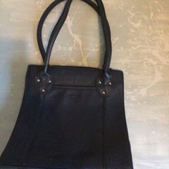 Osprey designer leather navy bag