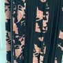 French Connection black/pink dress - floral & pleated skirt Image 3