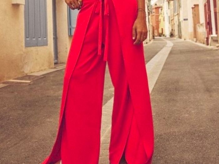 Red Zara pants, size 10