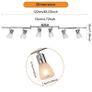 Brand New Unique 6-flame ceiling spotlight E14 LED ceiling light Image 5