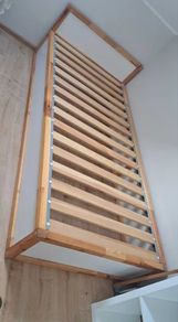 Single Bed Frame  Kids Bed Wooden Slats, Good Condition