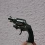 Vintage Miniature Toy Diecast Metal & Plastic Revolver Pistol Image 3