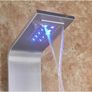 BRAND NEW LED Light Shower Faucet Bathroom Waterfall Rain Black Shower Panel In Wall Shower System with Spa Massage Sprayer and Bidet Tap Image 3