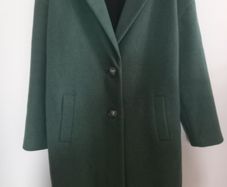 Mint Velvet boyfriend jacket forest green