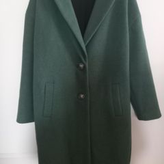 Mint Velvet boyfriend jacket forest green