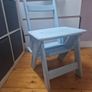 Solid wood ladder/library chair Image 3