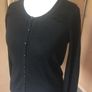 M Collection ladies black sparkle cardigan size 8 Image 2
