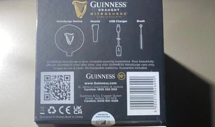 Guinness Draught Nitrosurge Device brand new