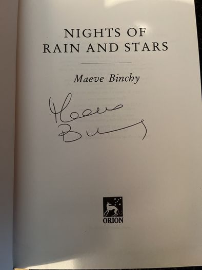 Hand signed Maeve Binchy