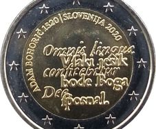 Slovenia 2 Euro Commemorative Coin 2020 - Adam Bohoric. Uncirculated.