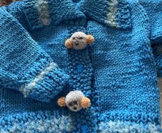 Boys Cardigan handknitted New