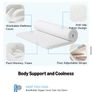 RECCI Memory Foam Mattress Topper Double Bed Image 2