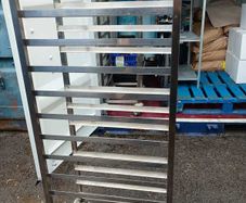 Commercial Stainless Steel Bakery Tray Rack Trolley Catering
