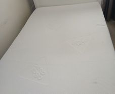 4ft Harvey Norman bed frame with memory foam mattress