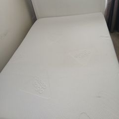 4ft Harvey Norman bed frame with memory foam mattress