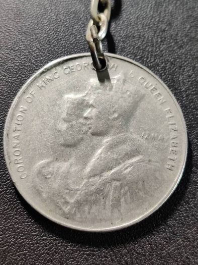 medal commemorating the Coronation of King George VI and Queen Elizabeth in 1937