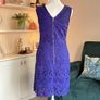 Red Chilli Purple Sleeveless Dress - Size UK 10 Image 9