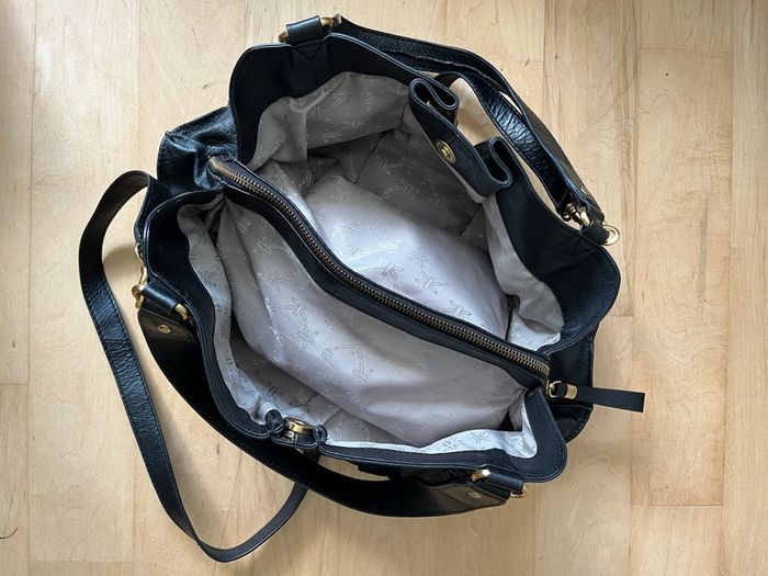 Risk London genuine leather handbag