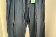 New M&amp;S Wide Leg High Rise Tencel Jeans