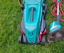 lawnmower and strimmer