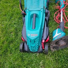 lawnmower and strimmer
